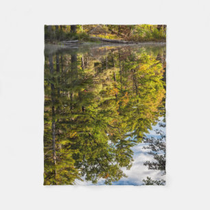 Reflektionen im Rotadlersee Weiße Berge Fleecedecke