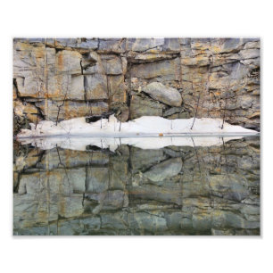 Reflektionen in der Teichart 8x10 Fotodruck