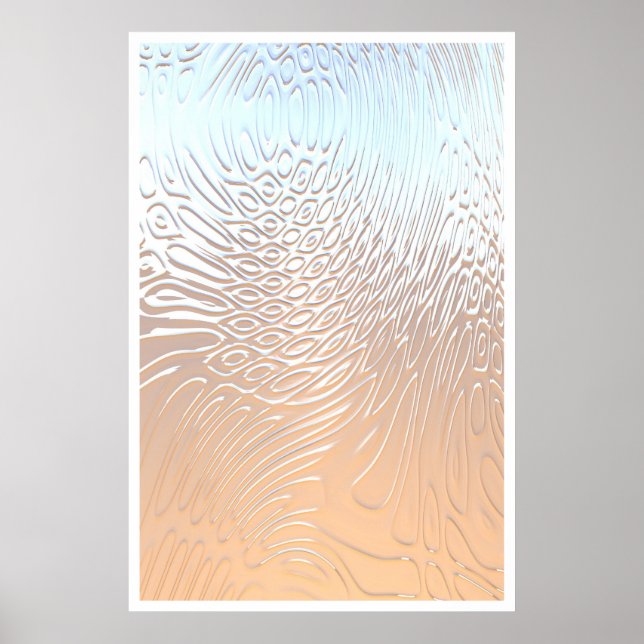 Reflektionen in Silber Poster (Vorne)