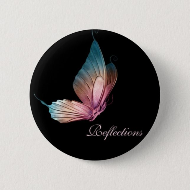 Reflektionen Schmetterlingstaste Button (Vorderseite)