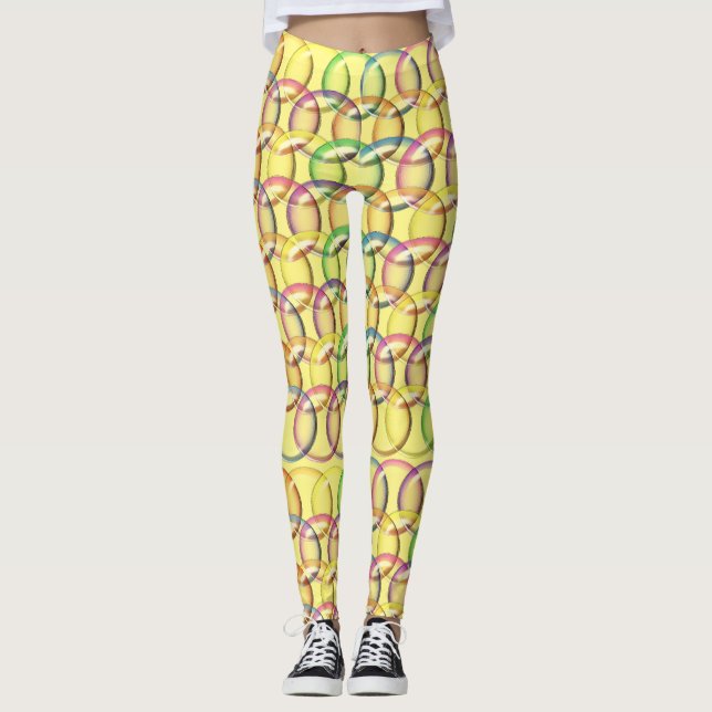 Reflektionsblasen Leggings (Vorderseite)