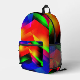 Reflektionslinien Bedruckter Rucksack