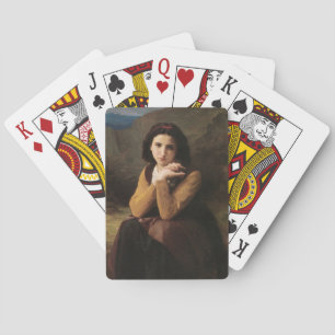 Reflektive Schönheit (Mignon Pensive) 1869 Bouguer Spielkarten