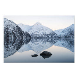 Reflektiver Portage Lake Fotodruck