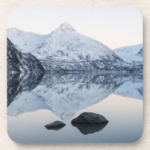 Reflektiver Portage Lake Getränkeuntersetzer
