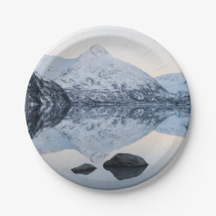 Reflektiver Portage Lake Pappteller