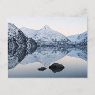 Reflektiver Portage Lake Postkarte