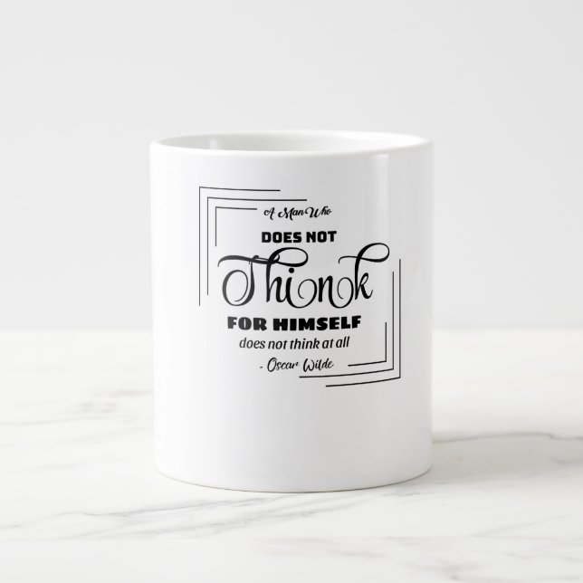 Reflektiver Tee-Cup Jumbo-Tasse (Vorderseite)
