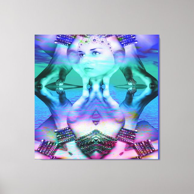Reflektiver Traum Leinwanddruck (Vorderseite)