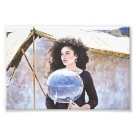 Reflektives Ballon für Frauen Fotodruck