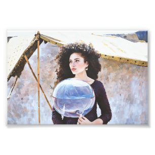 Reflektives Ballon für Frauen Fotodruck