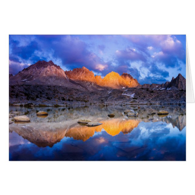 Reflet de montagne, Californie (Devant horizontal)