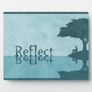 Refléter juste Plaque photo