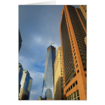 Reflets de gratte-ciel de New York