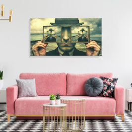 Reflexibilität Leinwanddruck