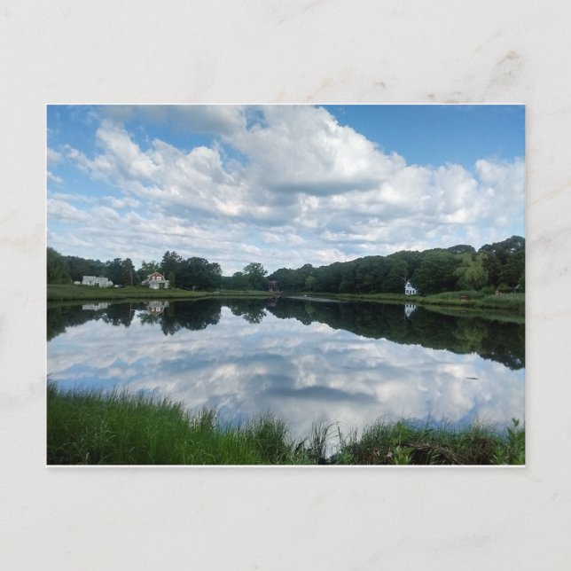 Reflexion auf der Rhode Island (RI) der Postcard Postkarte (Vorderseite)
