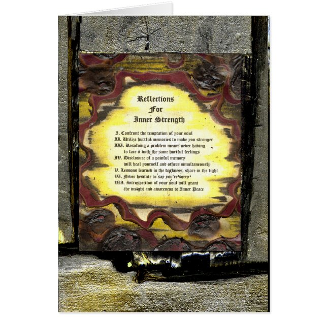 Reflexion der inneren Stärke (Vorne)