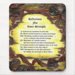 Reflexion der inneren Stärke Mousepad