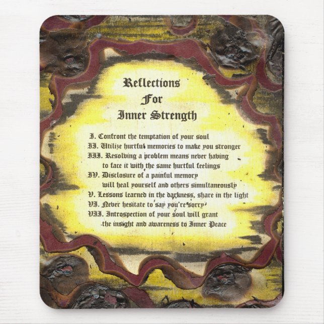 Reflexion der inneren Stärke Mousepad (Vorne)