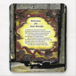 Reflexion der inneren Stärke Mousepad