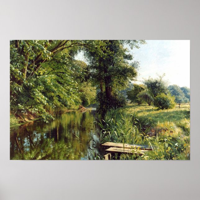 Reflexion des Frühlings von Peder Mork Monsted Poster (Vorne)