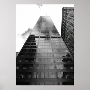 Réflexion du gratte-ciel de New York - Impression