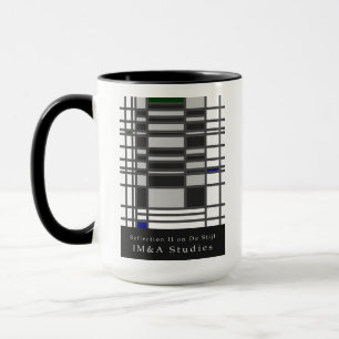 Réflexion minimaliste II sur De Stijl Mug