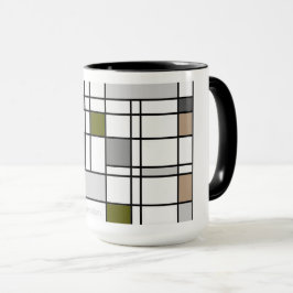 Réflexion minimaliste III sur De Stijl Mug