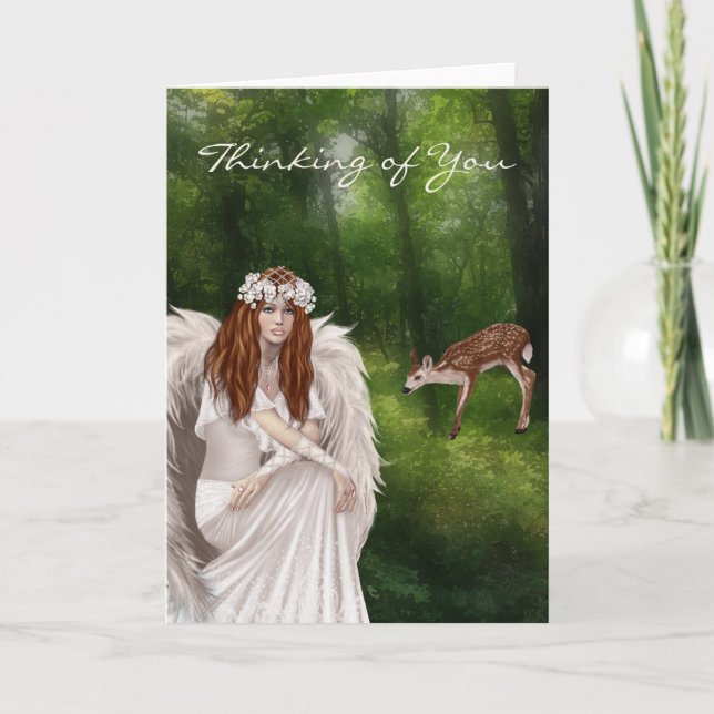 Réflexion moderne de votre carte de voeux avec Bea (Devant)