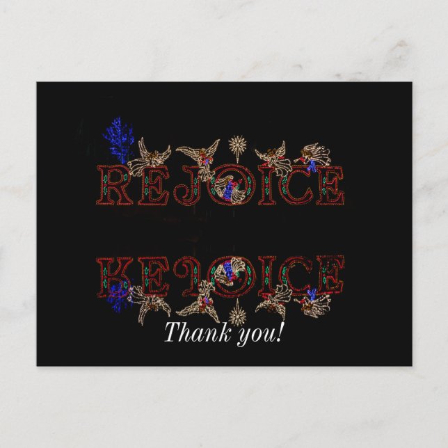 Reflexion Postkarte (Vorderseite)