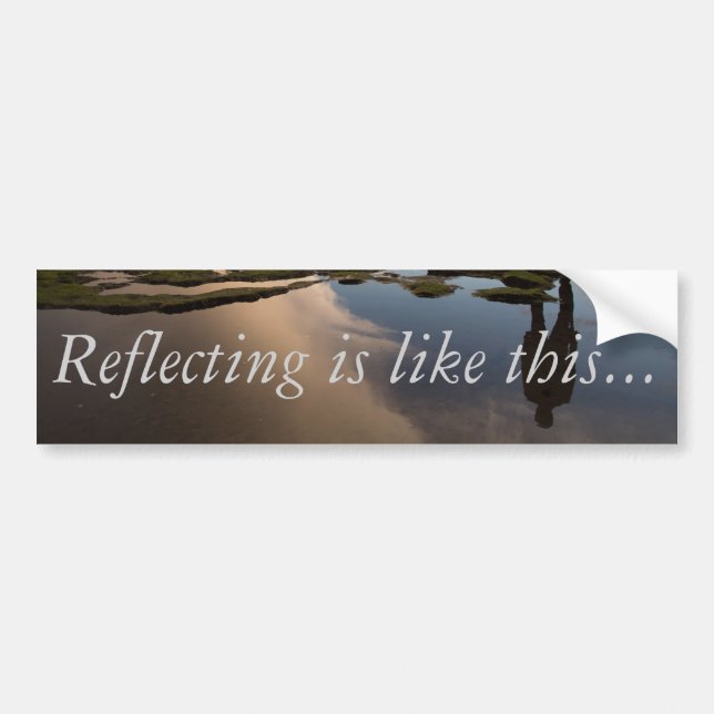 Réflexion - Sticker pare-chocs (Devant)