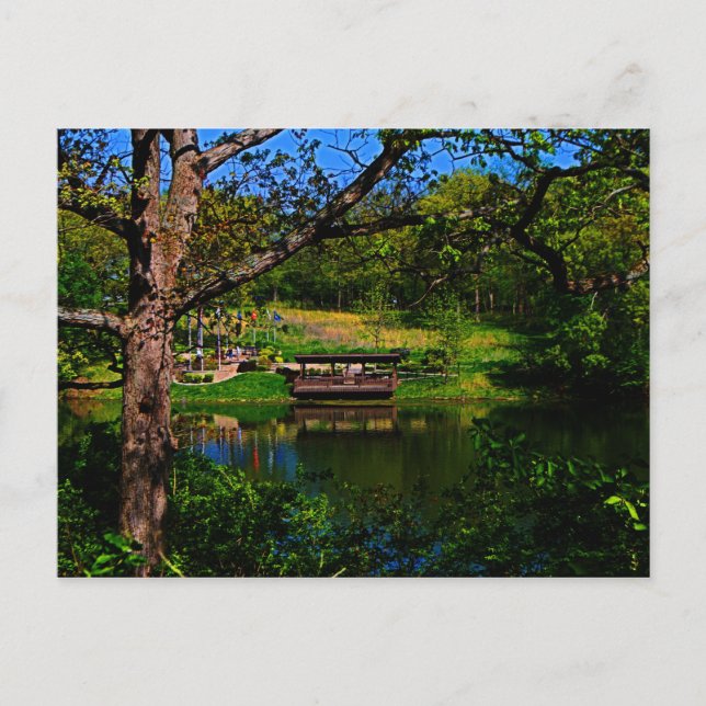 Reflexion über den Postkartensee Postkarte (Vorderseite)