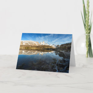 Reflexion von Patagonia Karte