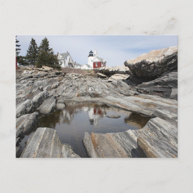 Reflexion von Pemaquid Postkarte (Vorderseite)