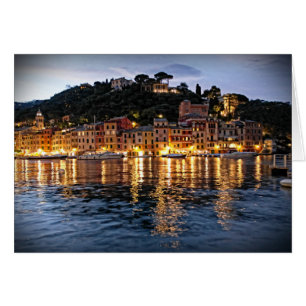 Reflexionen auf Portofino, Itlaia - Karte