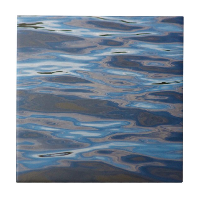 Reflexionen auf Wasser Fliese (Vorderseite)