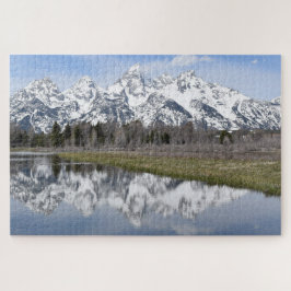Reflexionen des großartigen Tetons - 20x30 - 1014