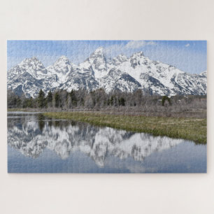 Reflexionen des großartigen Tetons - 20x30 - 1014