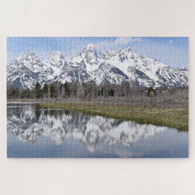 Reflexionen des großartigen Tetons - 20x30 - 1014 (Horizontal)