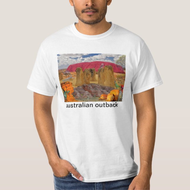 REFLEXIONEN des Unze-Australier-Hinterlandes T-Shirt (Vorderseite)