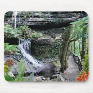 REFLEXIONEN des Unze-Australier-Regenwaldes Mousepad