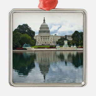 Reflexionen US-Hauptstadt Ornament Aus Metall