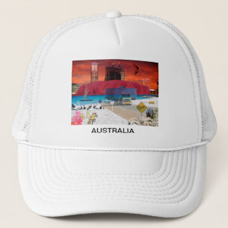REFLEXIONEN VON Felsen    Unze Uluru Ayers Truckerkappe