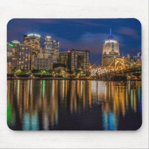 Reflexionen von Pittsburgh Mousepad