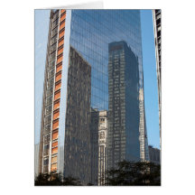 Réflexions Bâtiment du bureau New York