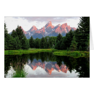 Réflexions de Grand Teton sur l'étang Beaver