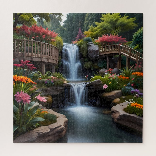 Réflexions de la nature : Un Puzzle Pittoresque (Vertical)