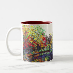 Reflexions-Malen Zweifarbige Tasse