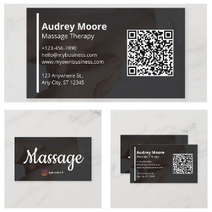 Reflexologen Chiropraktoren Massage Therapie Reiki Visitenkarte