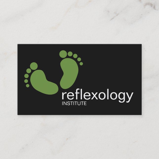 Reflexzonenmassage Podology u. Visitenkarte (Vorderseite)